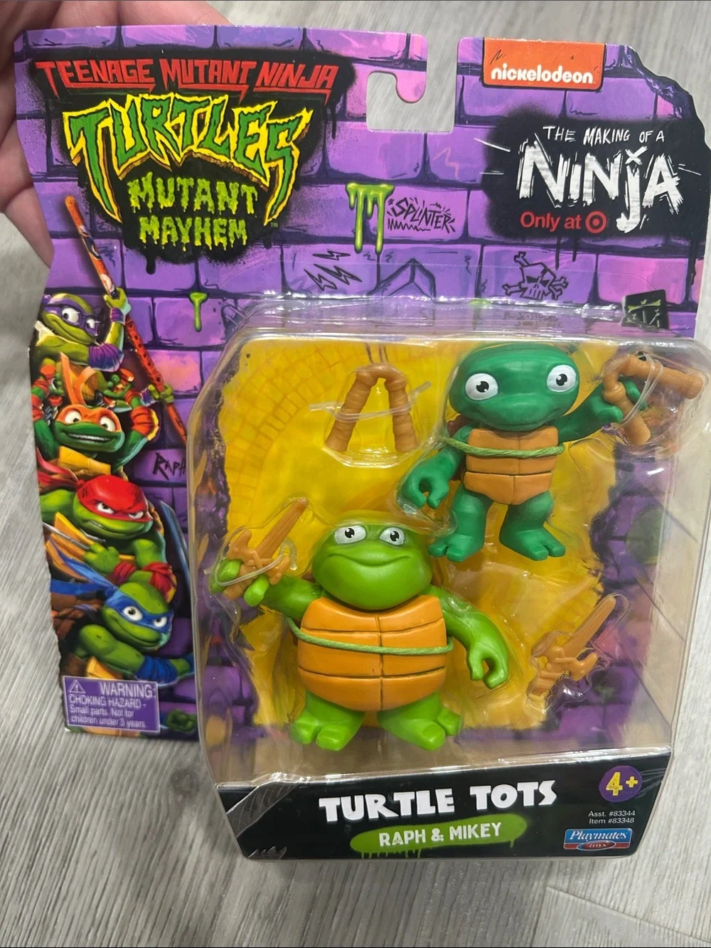 Teenage Mutant Ninja Turtles Mutant Mayhem Turtle Tots Action Figures NWT